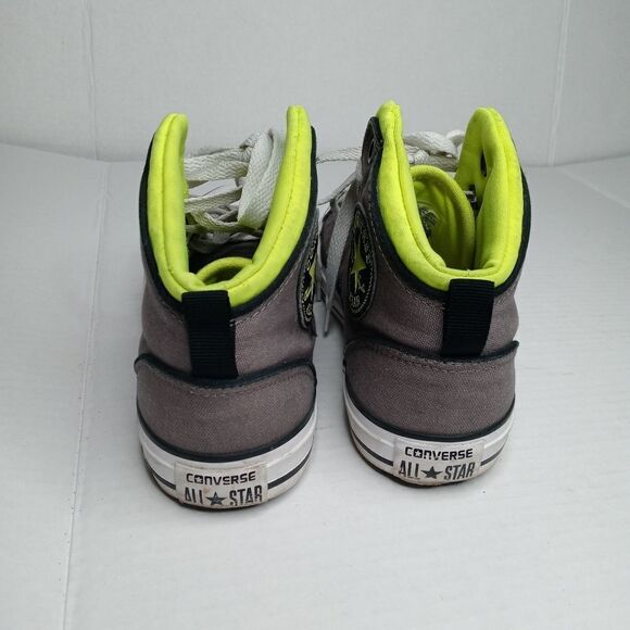 Converse high top gray sneakers size 5 - Picture 7 of 9